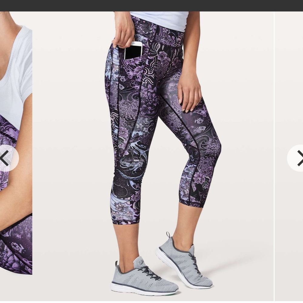 Lululemon Time To Sweat Crop *23"